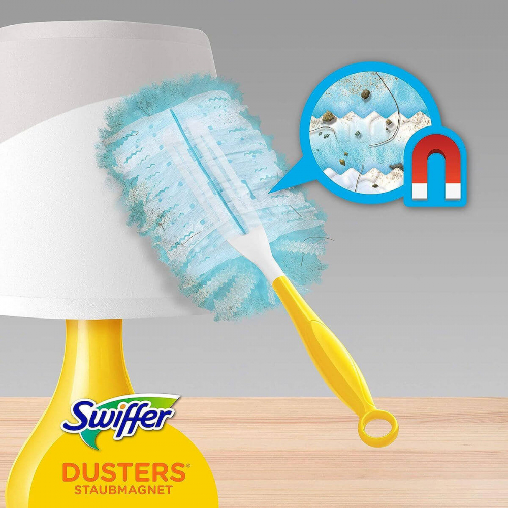 Pamatuf Swiffer Duster XXL Kit, maner scurt, pentru sters praf si par [3]