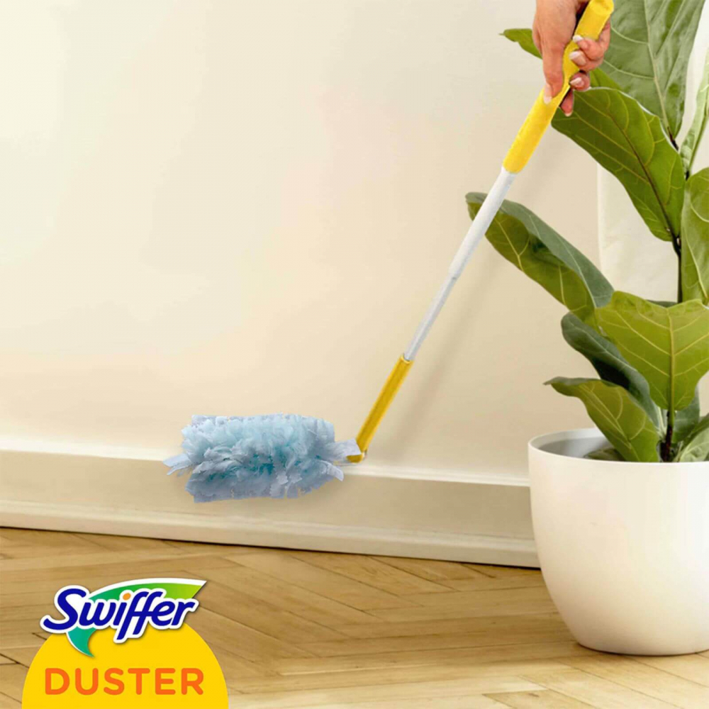 Pamatuf Swiffer Duster XXL Kit, 1 maner lung + 2 rezerve, Trap & Lock pentru praf si par [6]