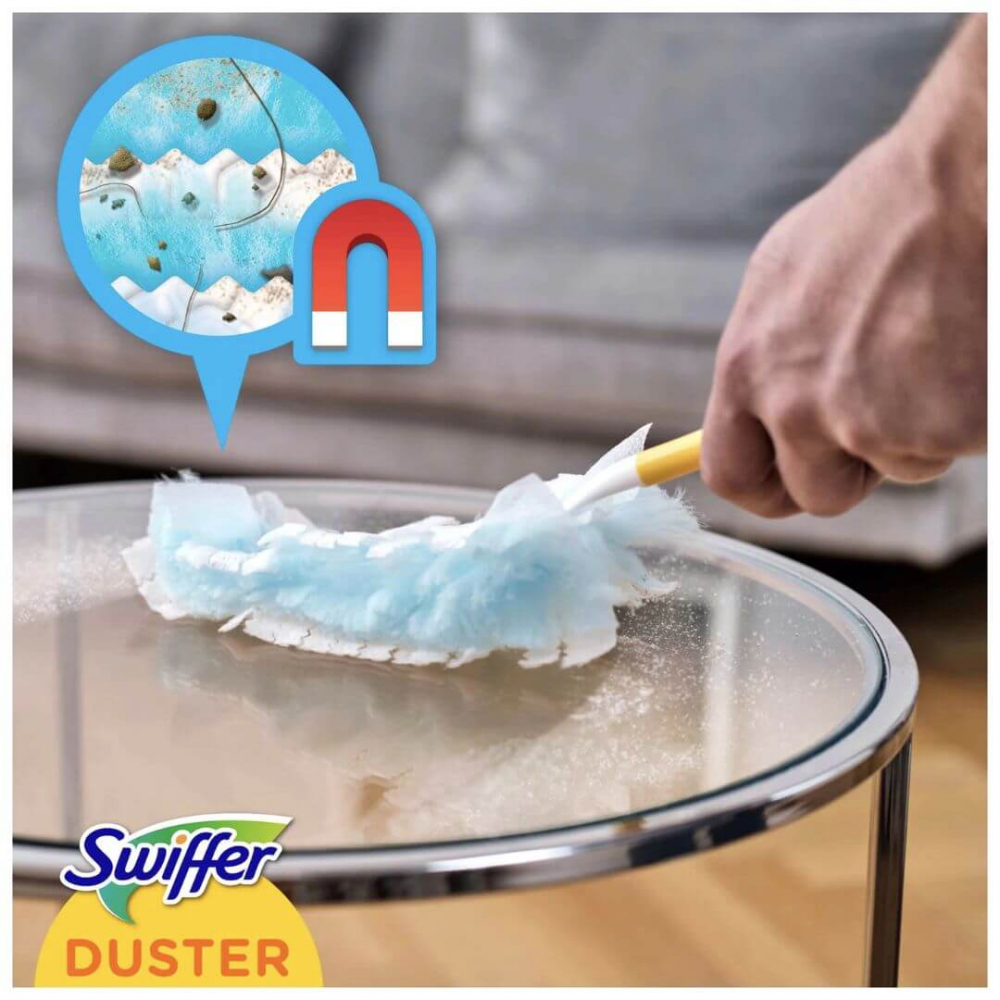 Pamatuf praf Swiffer Duster Kit cu 4 rezerve - Curatare rapida si eficienta [5]