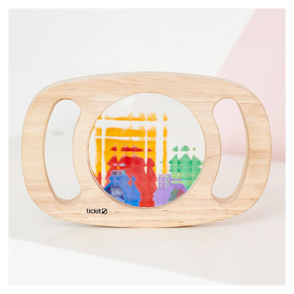 Panou caleidoscop cu manere din lemn, copii varsta 1-7 ani [4]