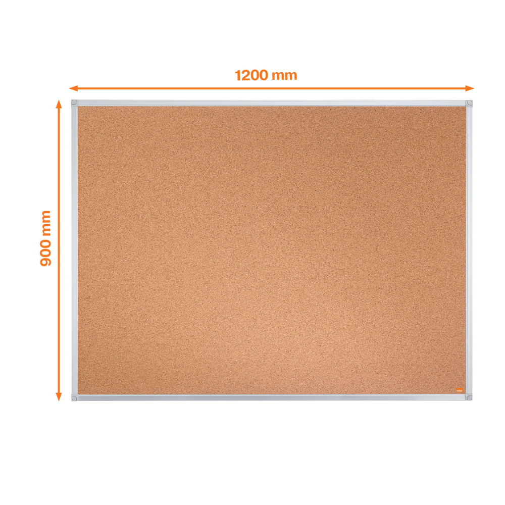 Panou pluta 120 x 90 cm rama aluminiu essentials nobo [3]
