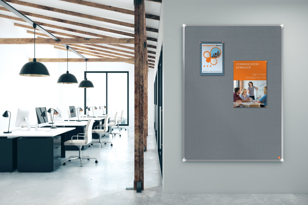 Panou pluta 90 x 120 cm rama aluminiu premium plus nobo [2]