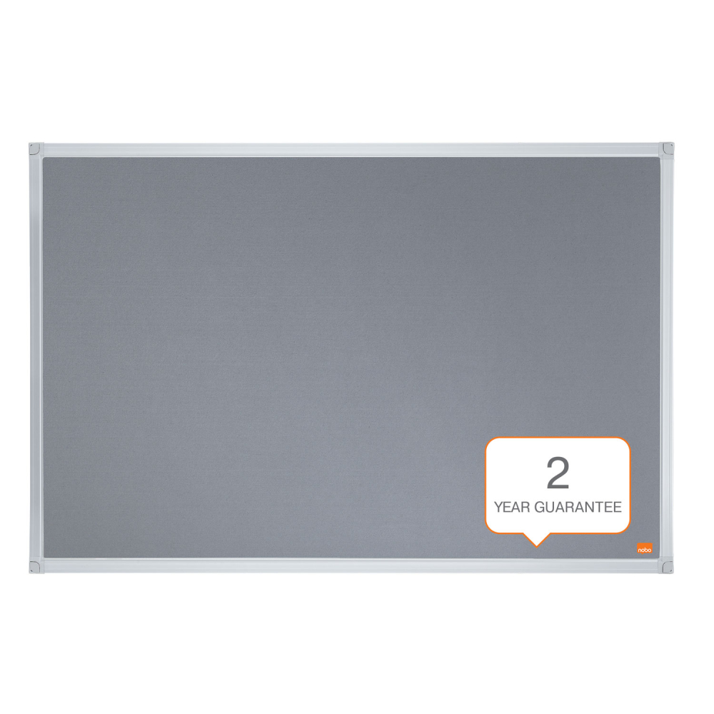 Panou textil 90 x 60 cm gri essentials nobo [2]