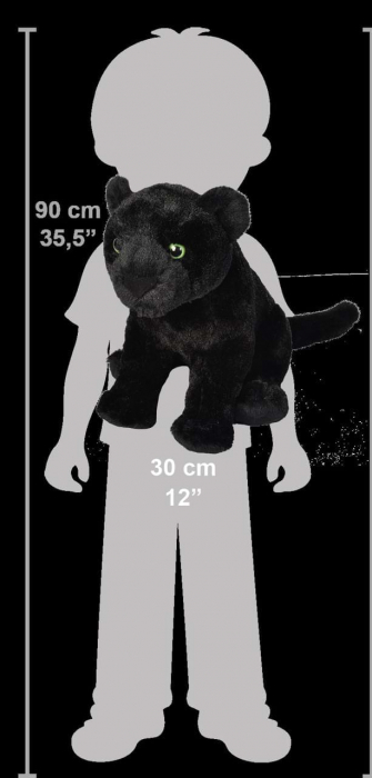 Pantera Neagra - Jucarie Plus Wild Republic 30 cm [2]