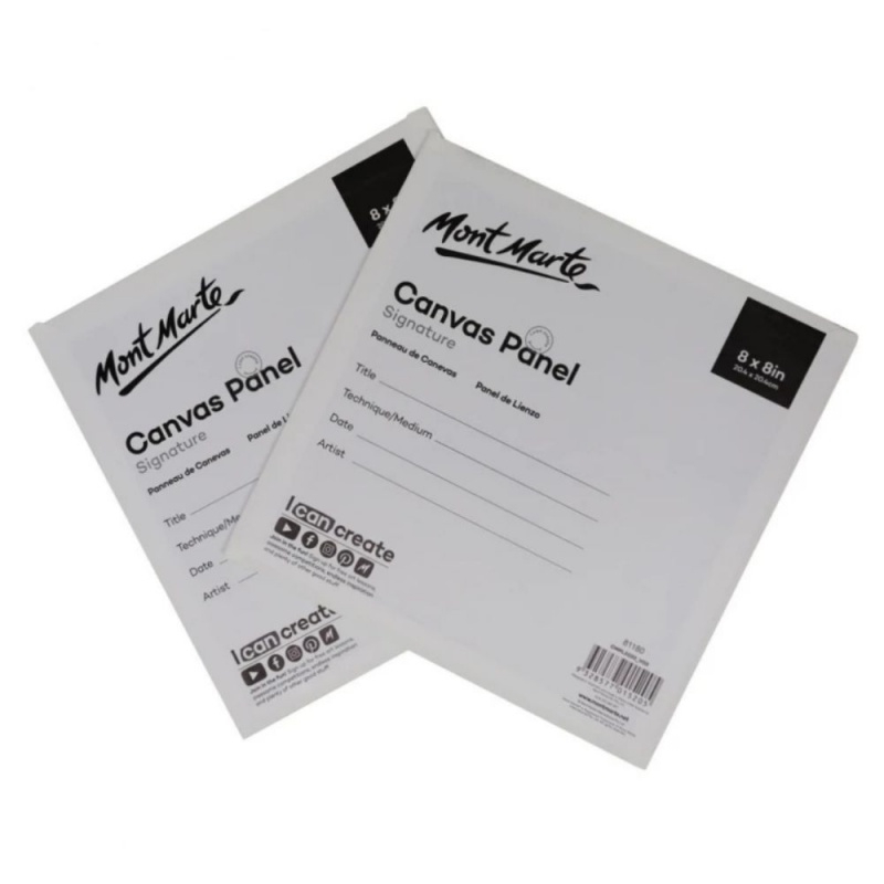 Panza pictura 20.4x20.4cm, Mont Marte, CMPL2020, 3mm x 2buc/set (carton panzat) [2]