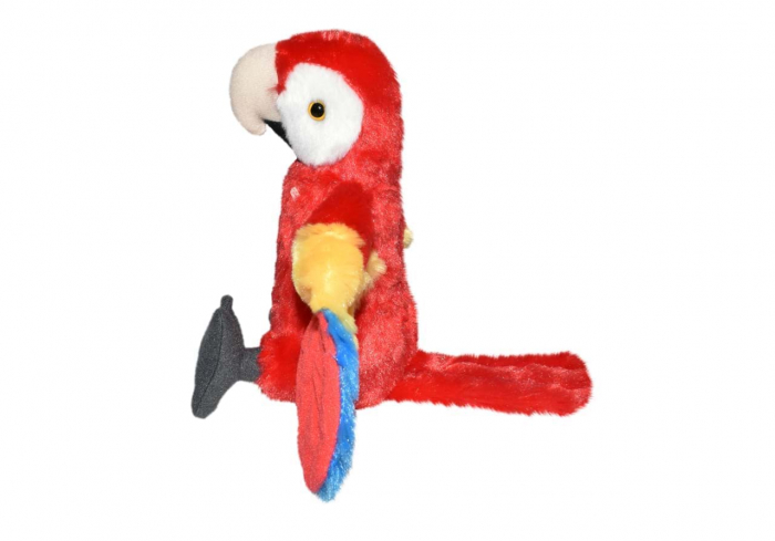 Papagal Macaw Stacojiu - Jucarie Plus Wild Republic 20 cm [3]