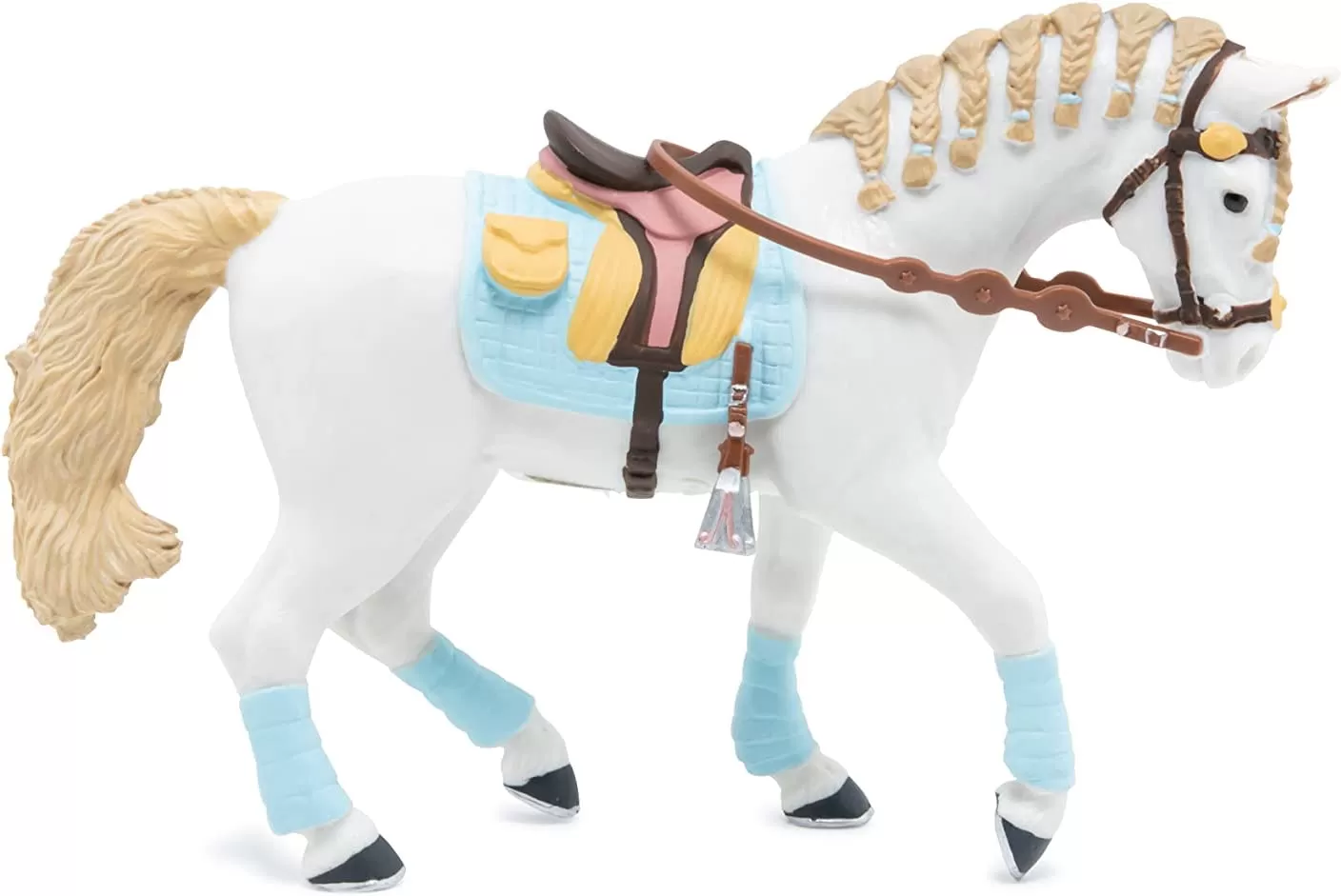 Papo figurina cal de echitatie bleu, varsta de la 3 ani la +15 ani [1]