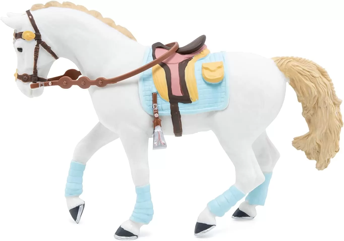 Papo figurina cal de echitatie bleu, varsta de la 3 ani la +15 ani [5]