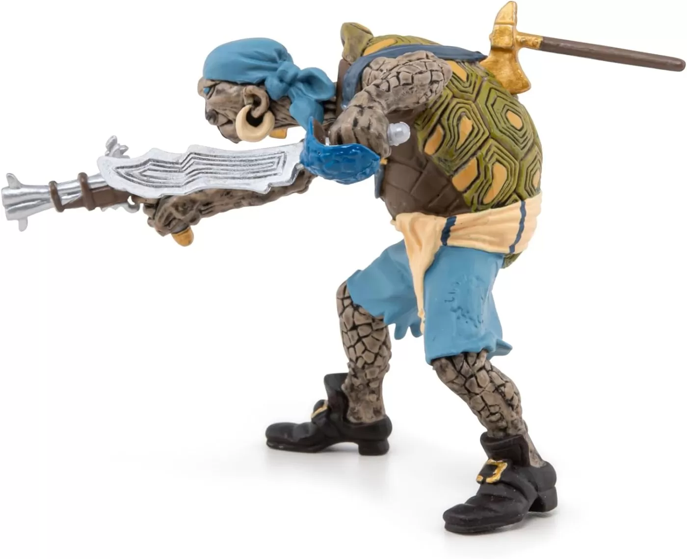 Papo figurina pirat testoasa mutant, varsta de la 3 ani la +15 ani [3]
