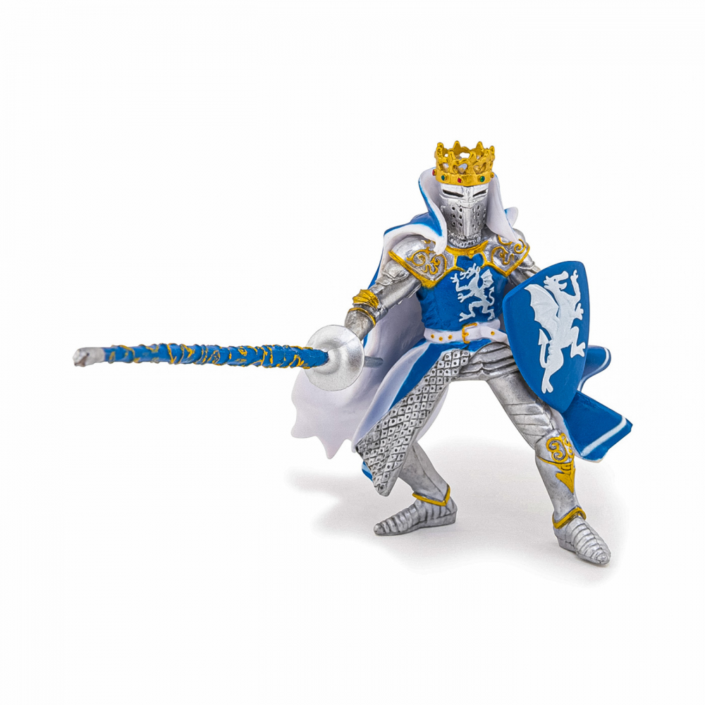 Papo figurina rege cu blazon dragon albastru, varsta de la 3 ani la +15 ani [2]