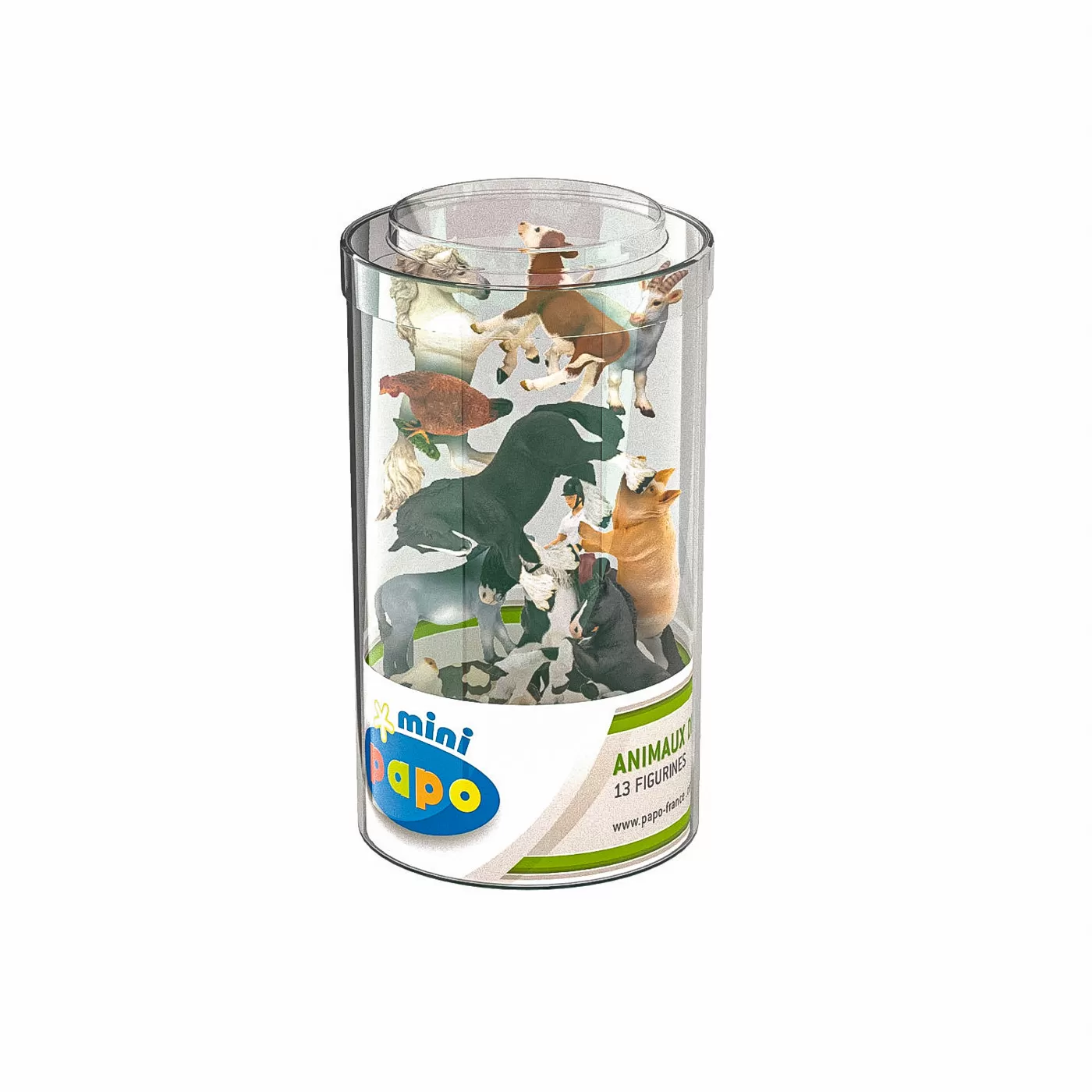Papo figurina set 13 minifigurine animale ferma, varsta de la 3 ani la +15 ani [2]