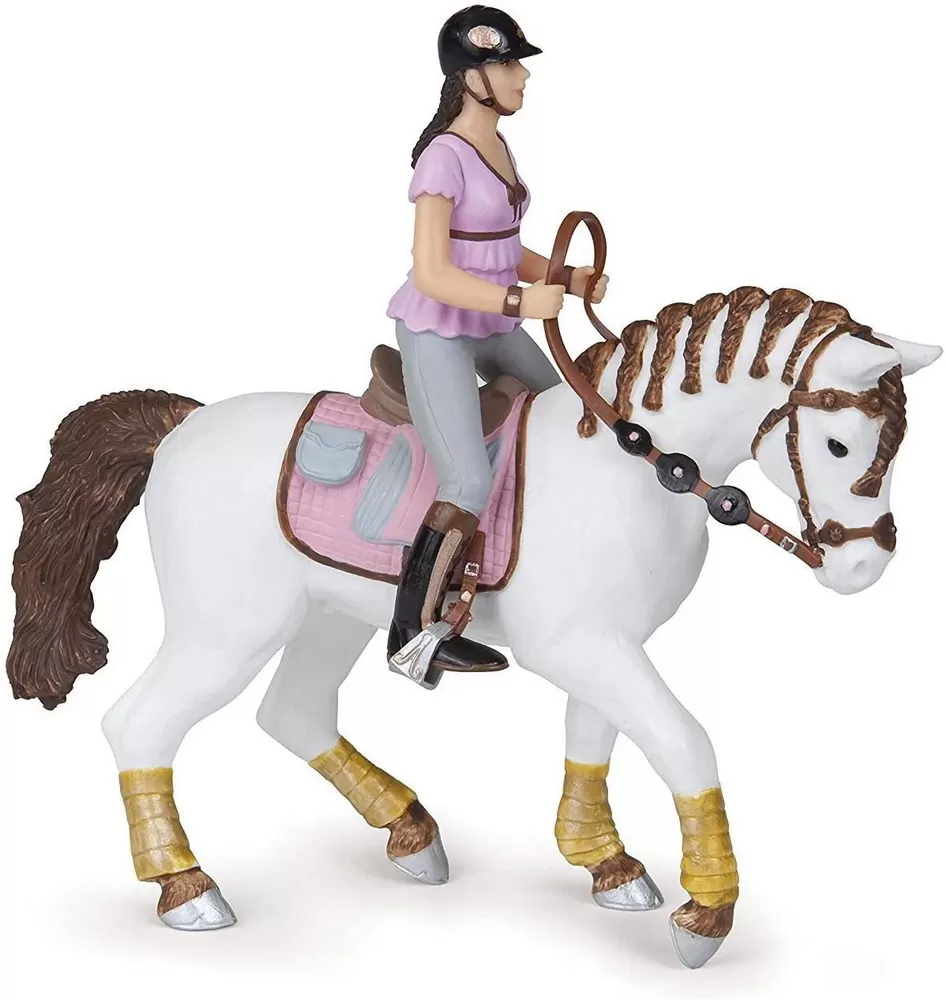 Papo figurina set poney club-boxa carton+4 figurine, varsta de la 3 ani la +15 ani [3]