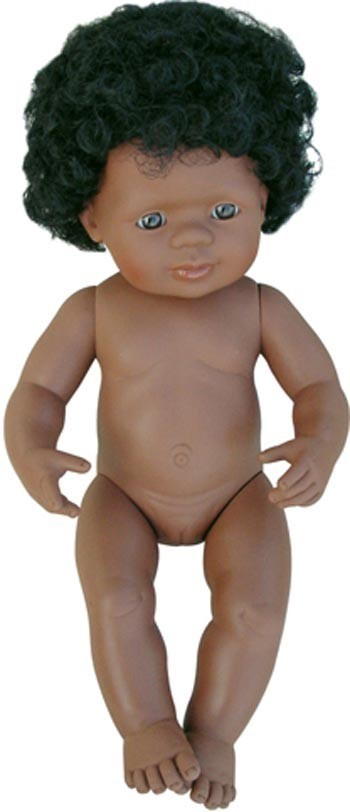 Papusa Afroamerican Fata 38 cm - Miniland [1]