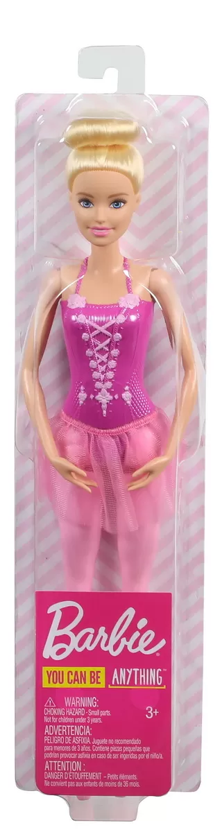 Papusa barbie balerina blonda cu costum roz, varsta de la 3 ani la 10 ani [1]