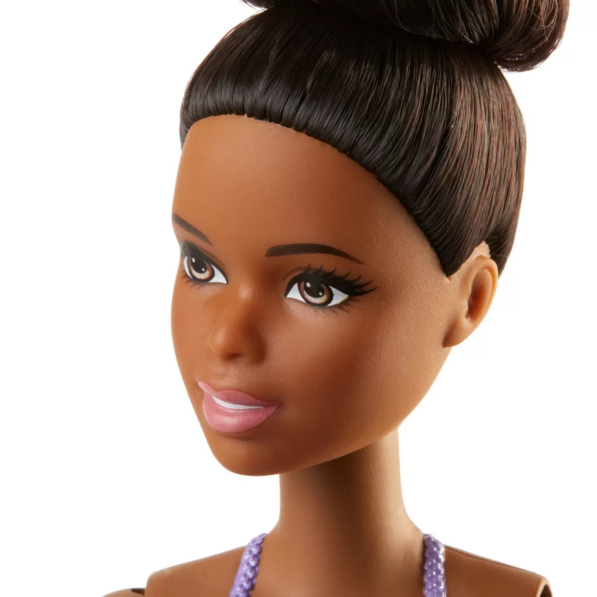 Papusa barbie balerina creola cu costum lila, varsta de la 3 ani la 10 ani [5]