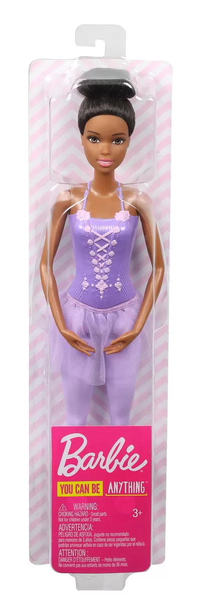 Papusa barbie balerina creola cu costum lila, varsta de la 3 ani la 10 ani [1]