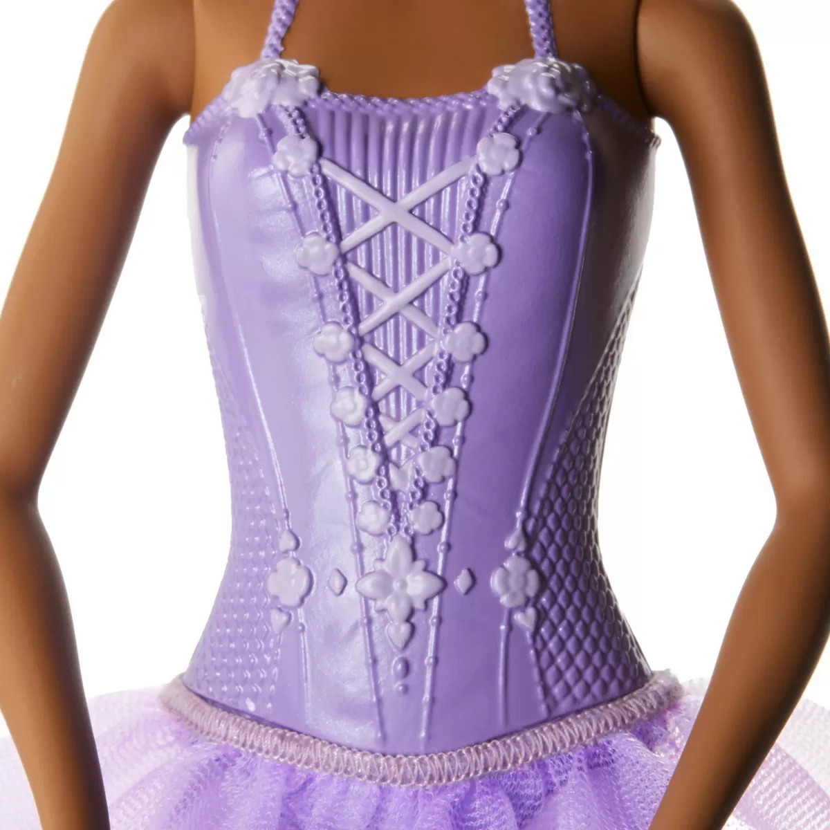 Papusa barbie balerina creola cu costum lila, varsta de la 3 ani la 10 ani [4]