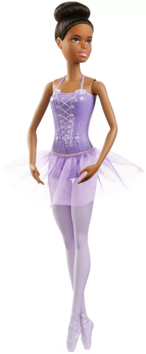 Papusa barbie balerina creola cu costum lila, varsta de la 3 ani la 10 ani [3]
