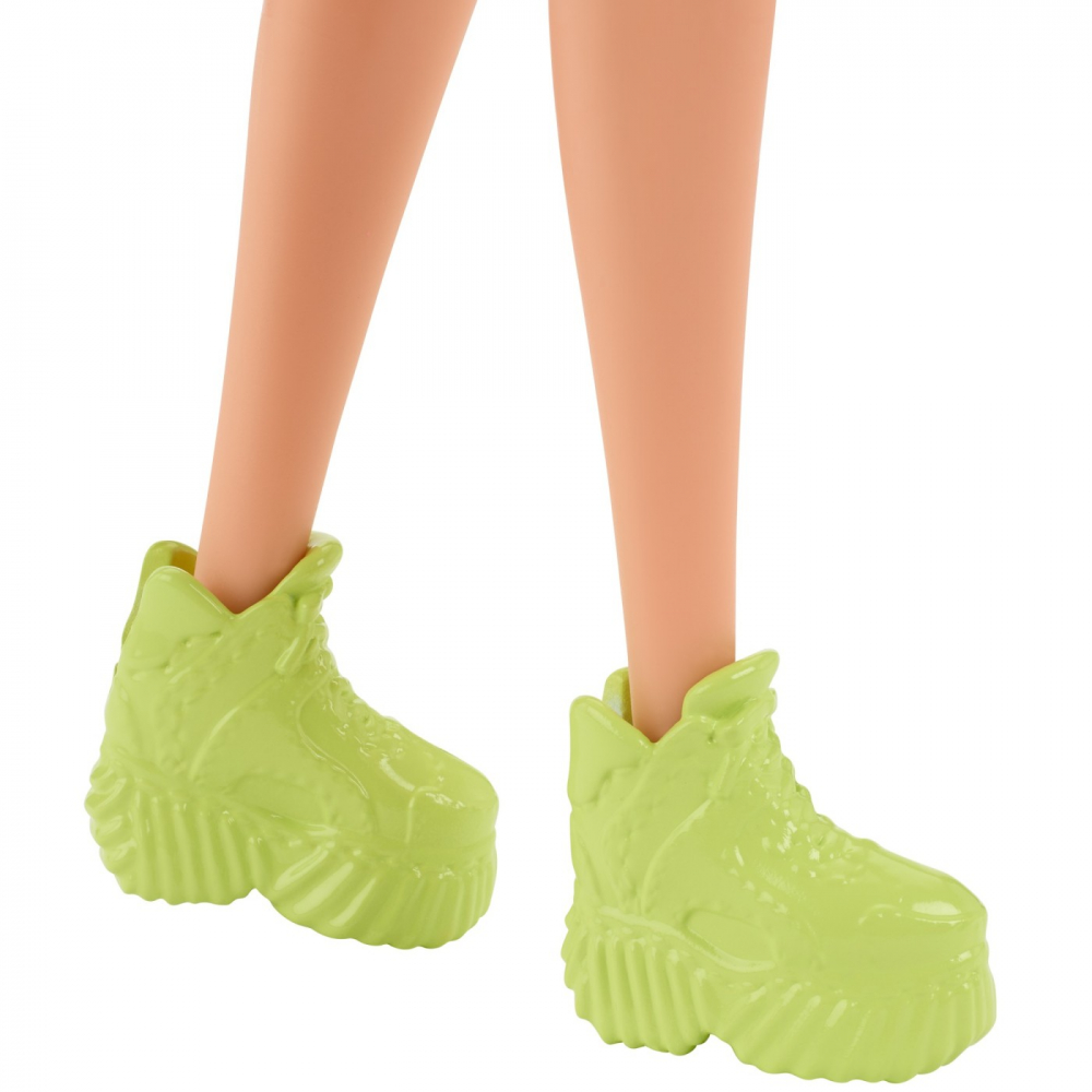 Papusa barbie fashionista blonda cu suvite mov, varsta de la 3 ani la 12 ani [7]