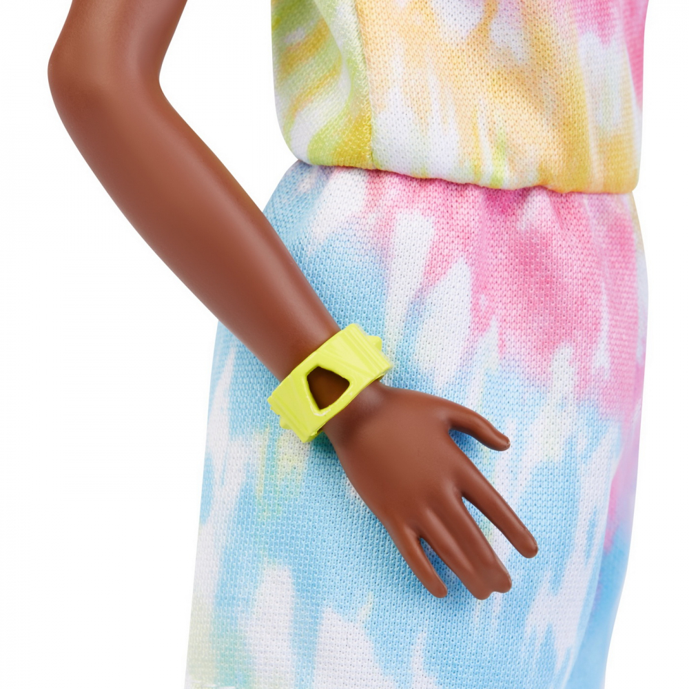 Papusa barbie fashionista cu par afro blond, varsta de la 3 ani la 12 ani [3]