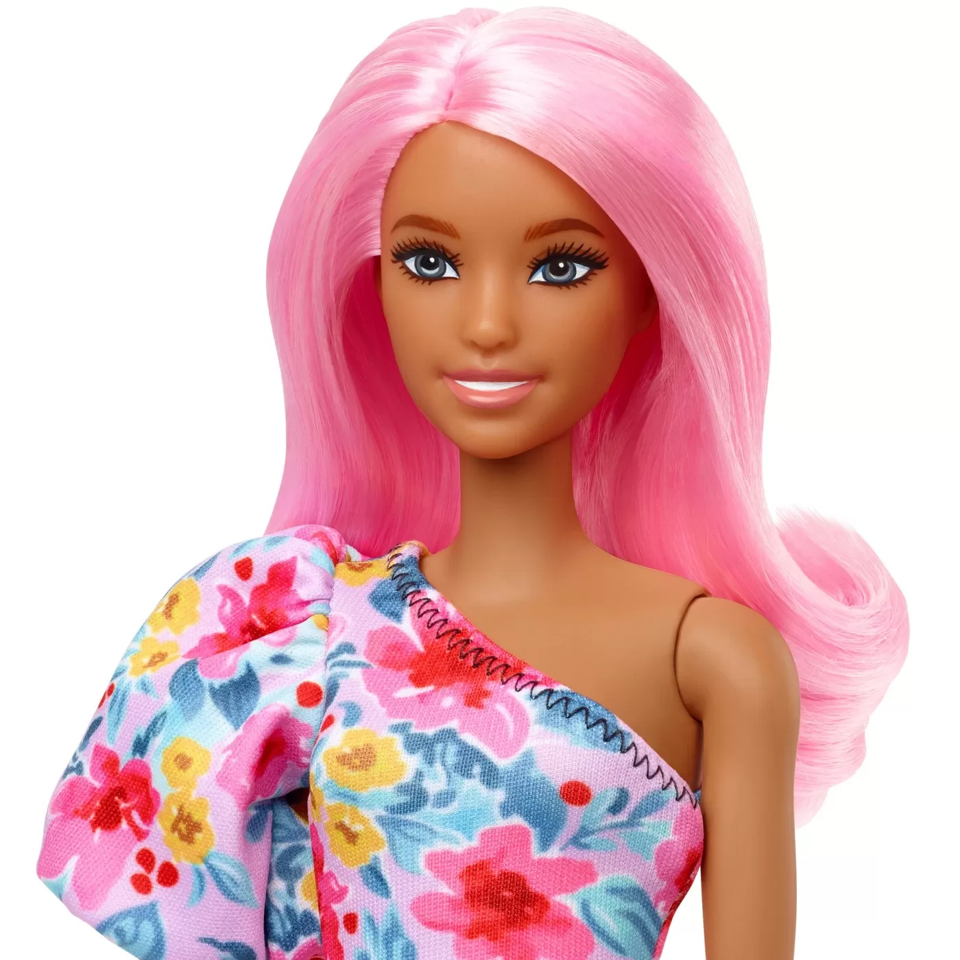 Papusa barbie fashionista cu par roz si picior protetic, varsta de la 3 ani la 12 ani [6]