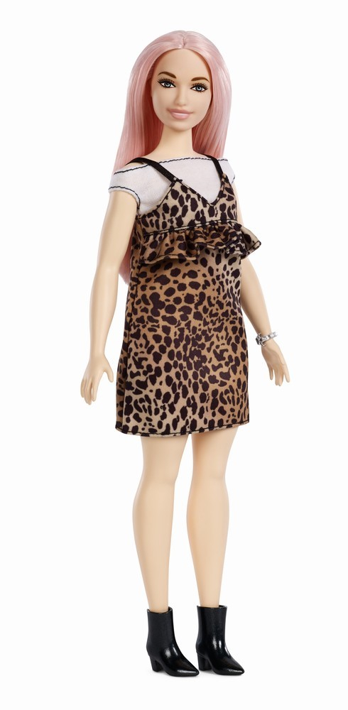Papusa barbie fashionista cu parul roz, varsta de la 3 ani la 12 ani [2]