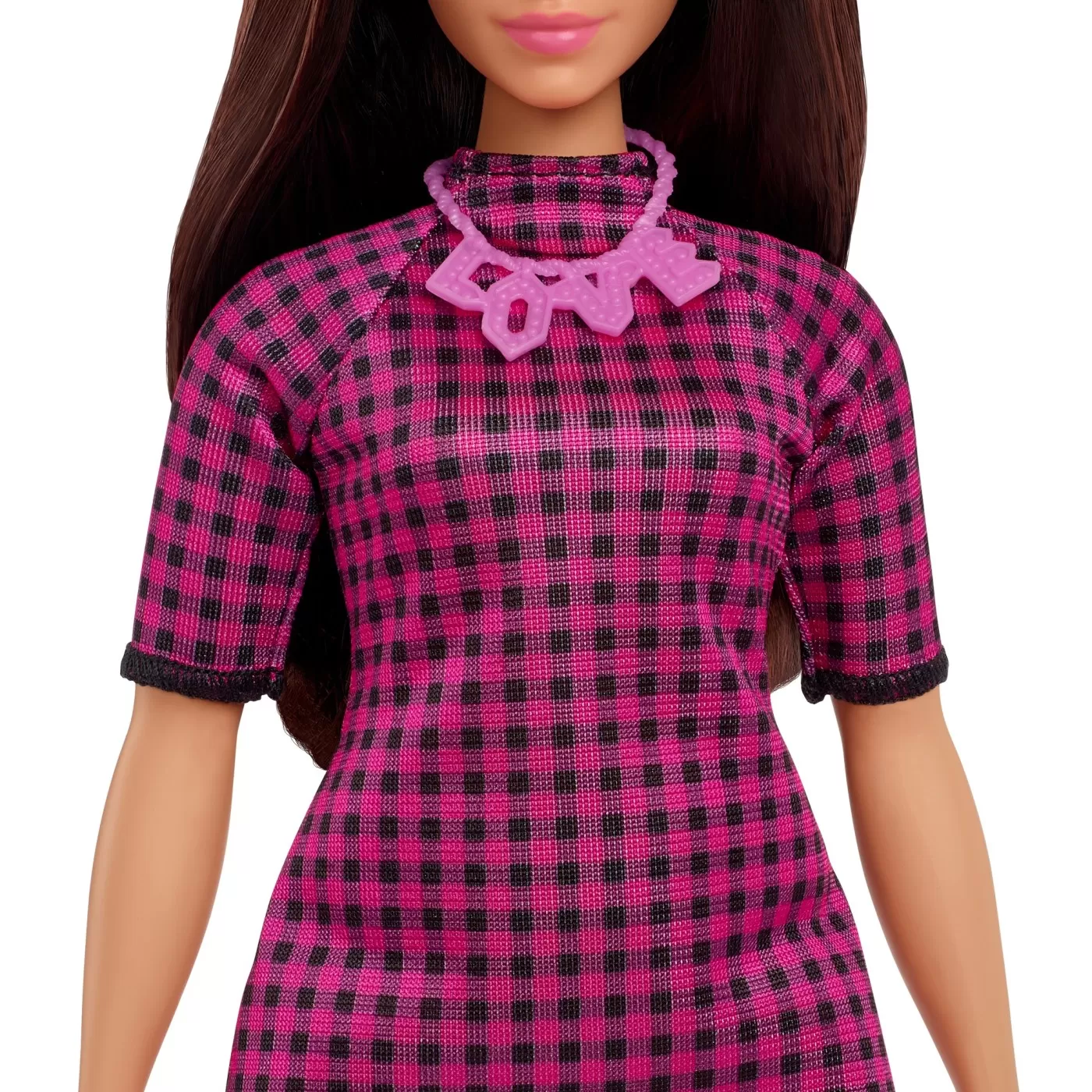 Papusa barbie fashionista satena cu rochie mov, varsta de la 3 ani la 12 ani [7]