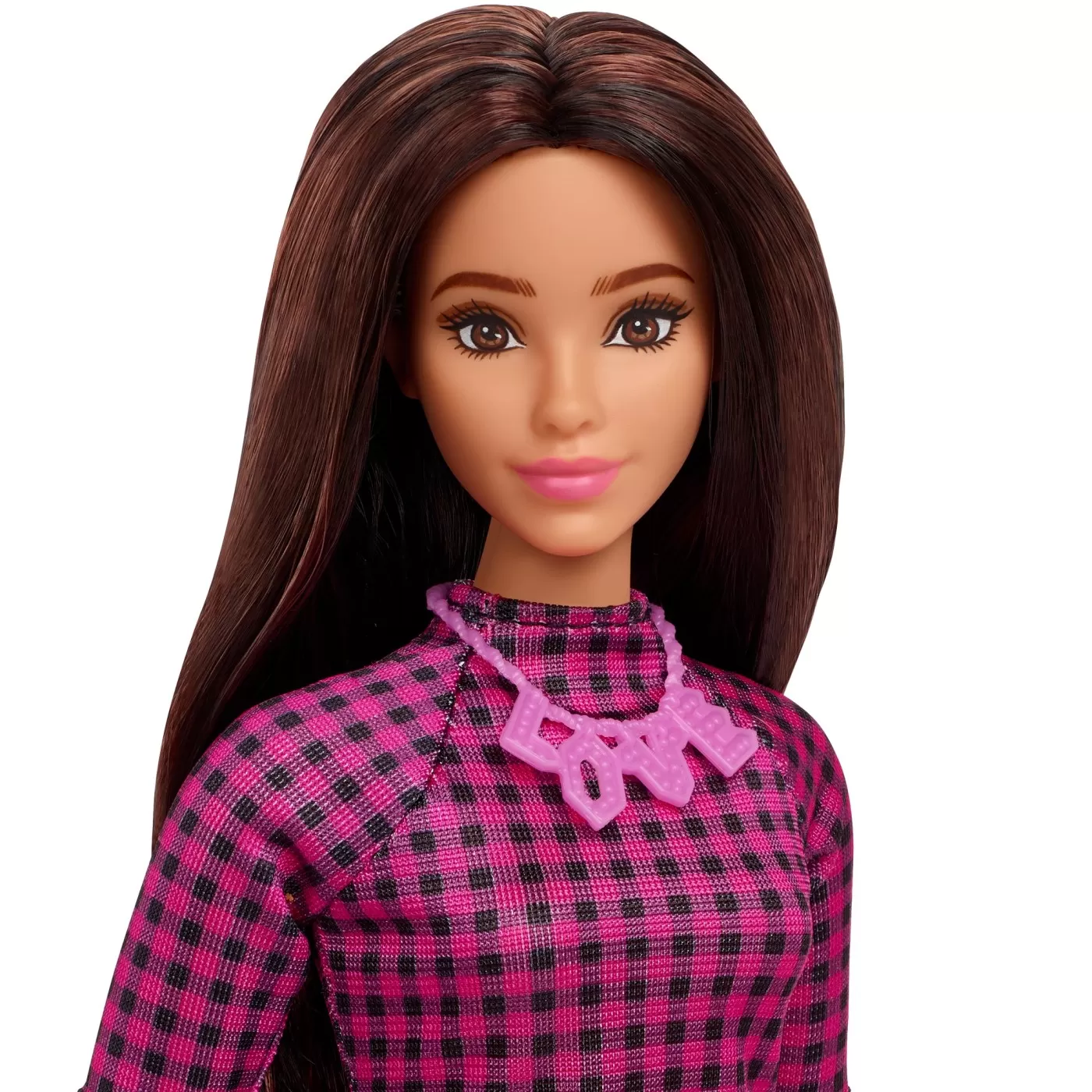 Papusa barbie fashionista satena cu rochie mov, varsta de la 3 ani la 12 ani [6]