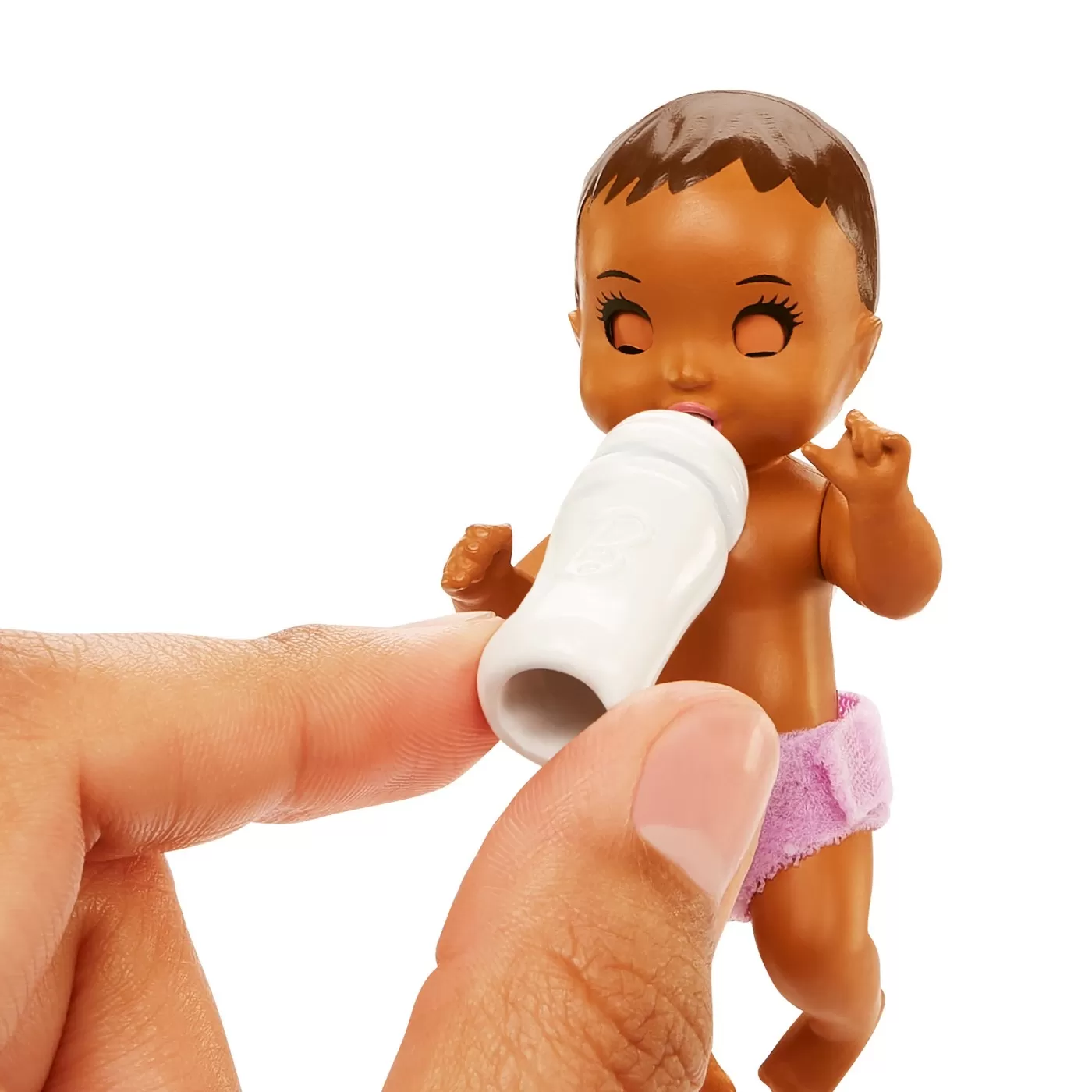 Papusa barbie mamica bruneta cu bebelus, varsta de la 3 ani la 12 ani [4]