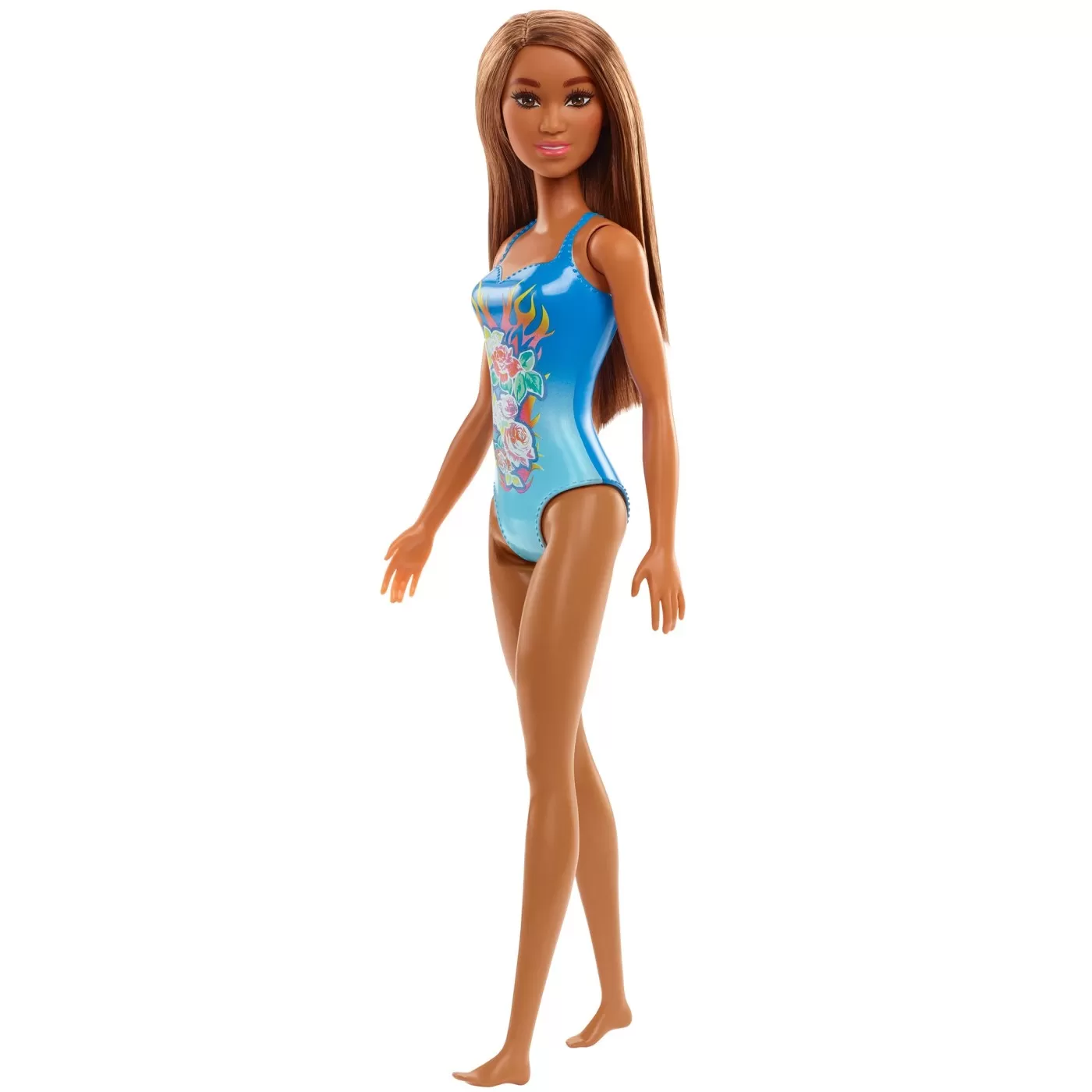 Papusa barbie satena cu costum de baie albastru, varsta de la 3 ani la 10 ani [3]