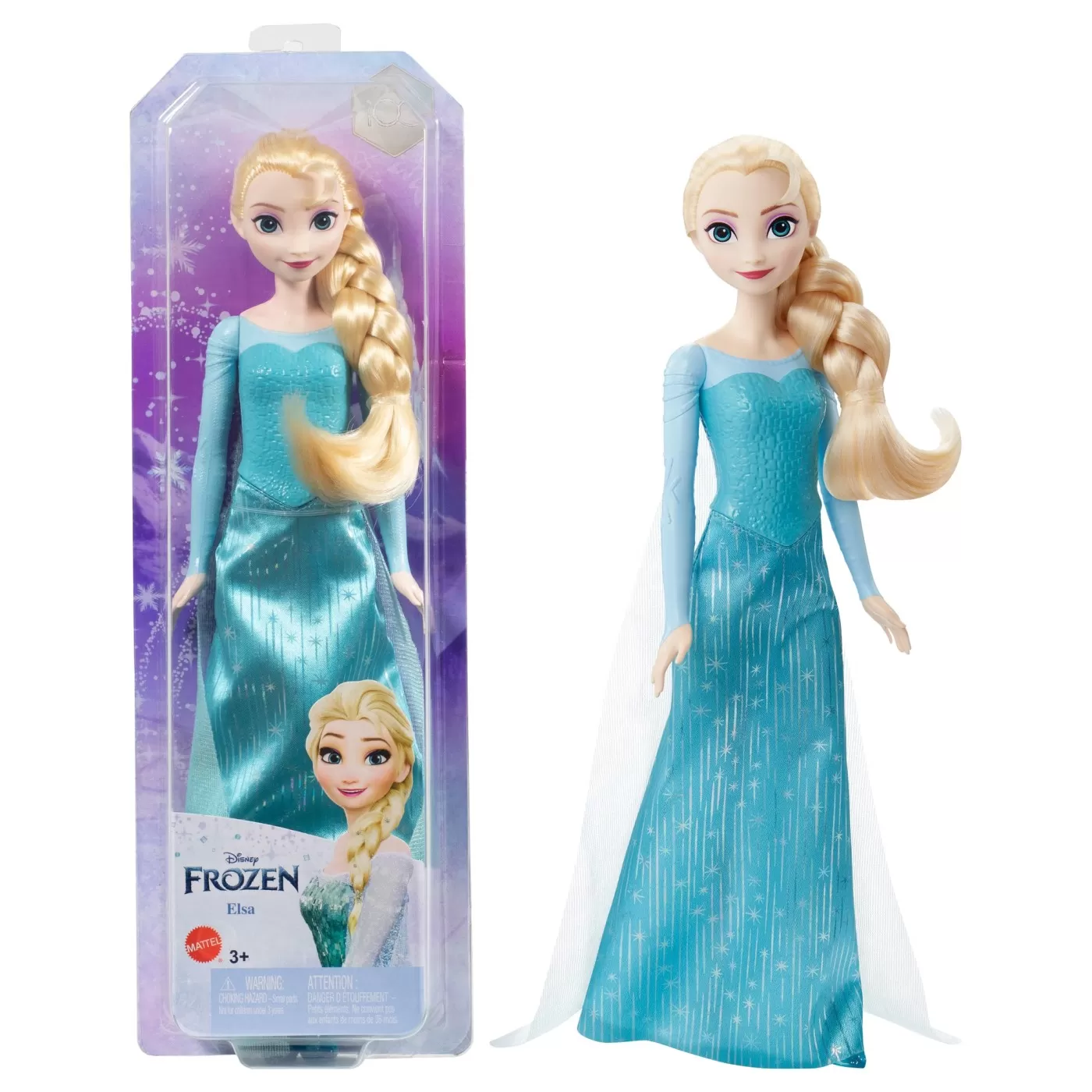 Papusa disney frozen elsa cu rochie albastra, varsta de la 3 ani la 8 ani [1]