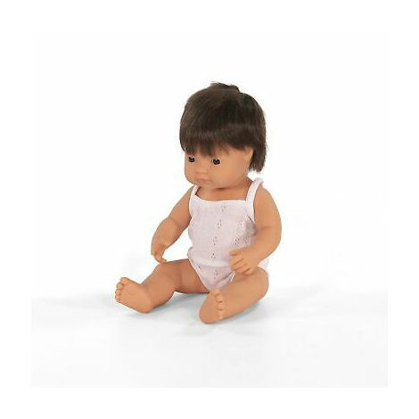 Papusa educationala 38 cm Baietel European Brunet [1]