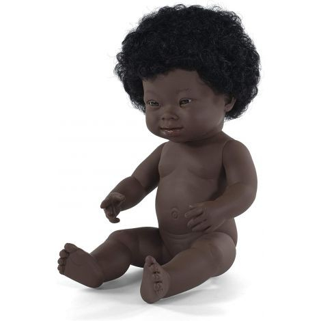 Papusa educationala 38 cm Fetita Africana cu Sindrom Down [1]