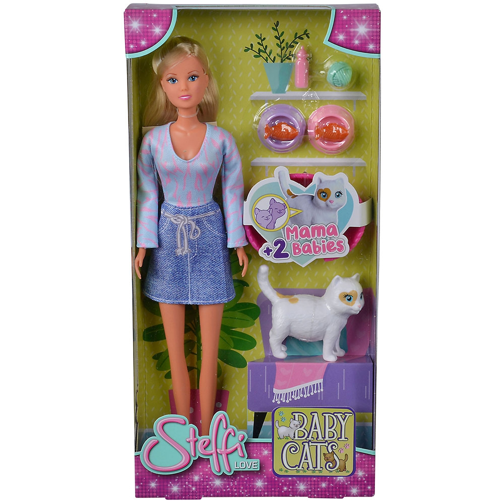 Papusa Simba Steffi Love Baby Cats 29 cm cu accesorii [8]