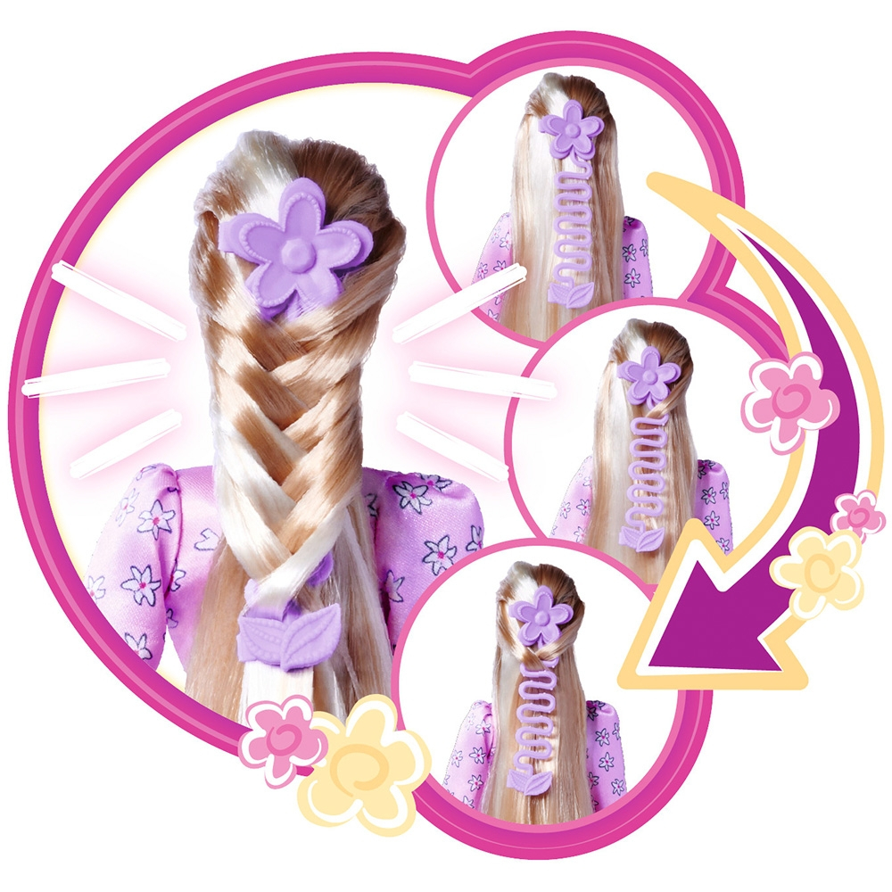 Papusa Simba Steffi Love Flower Hair 29 cm cu accesorii [9]