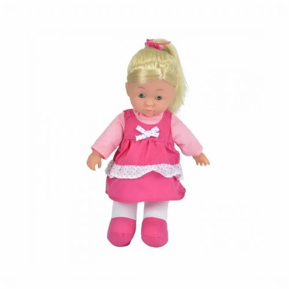 Papusa soft 30cm cu hainute rosii, varsta de la 2 ani la 10 ani [2]