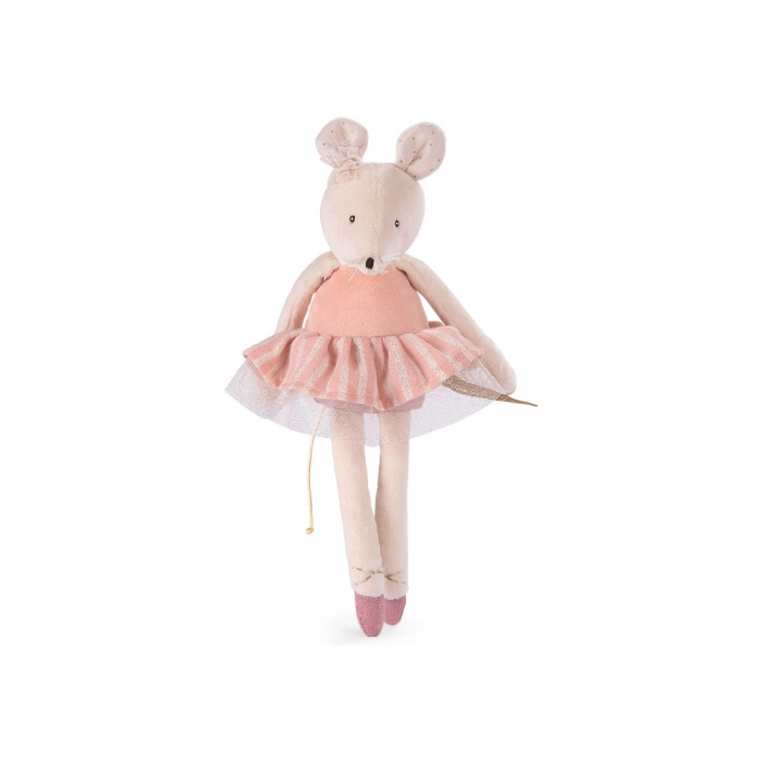 Papusa Soricel roz, Moulin Roty, varsta 0 - 1, 1 - 3 ani, Fata [4]