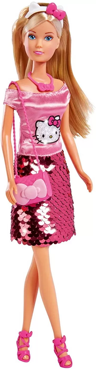 Papusa steffi cu fustita cu paiete hello kitty [4]