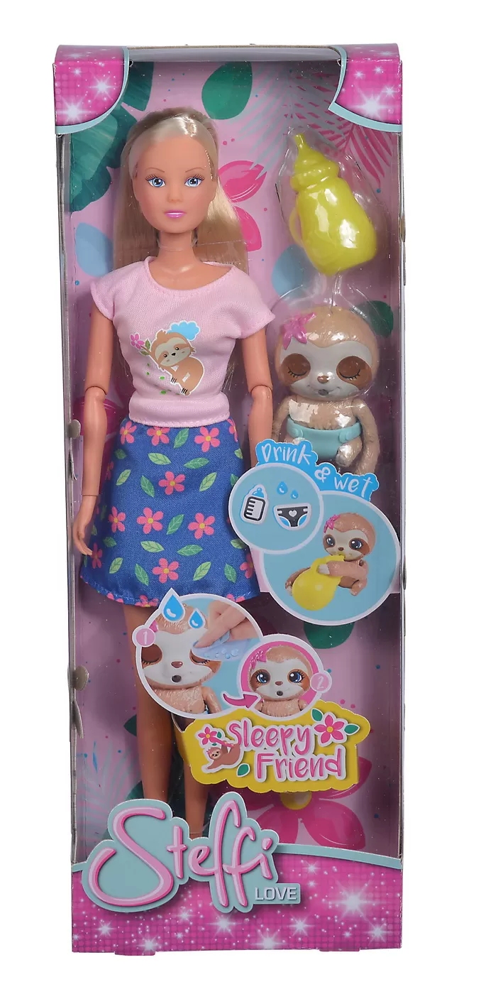 Papusa steffi cu prietenul somnoros [1]