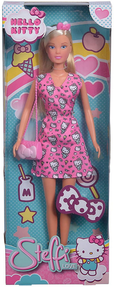 Papusa steffi love hello kitty fashion roz inchis, varsta de la 3 ani la 12 ani [1]