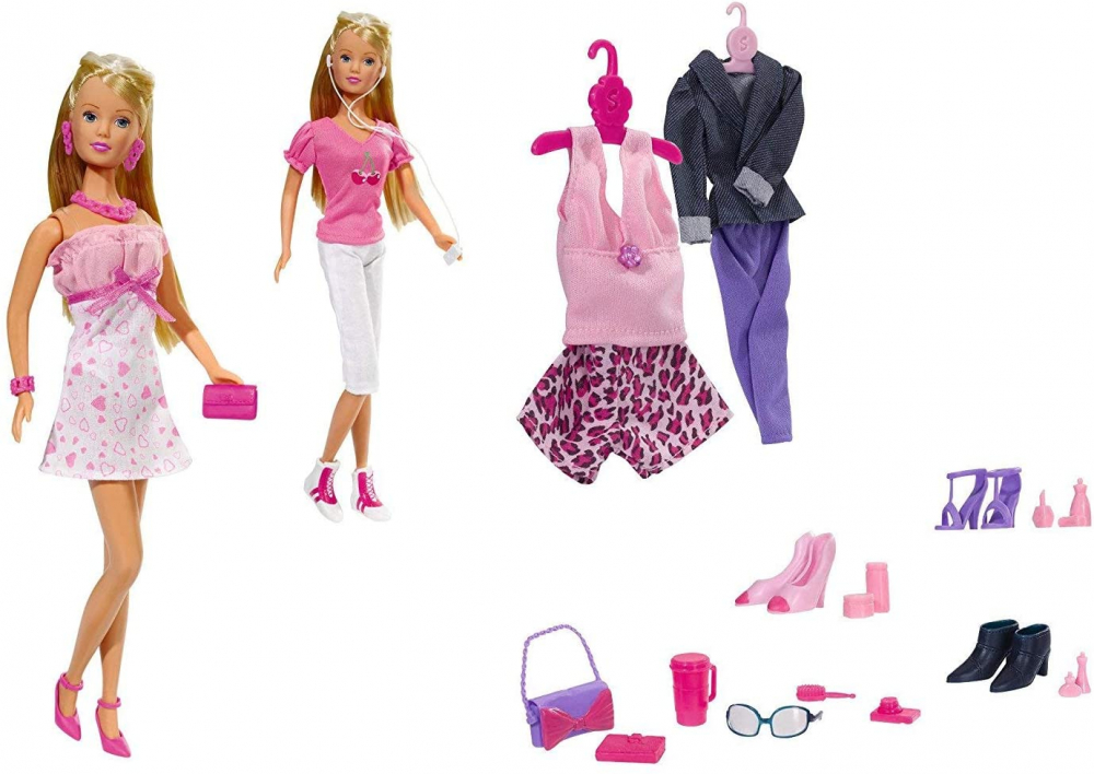 Papusa steffi mega fashion set cu hainute de schimb [2]