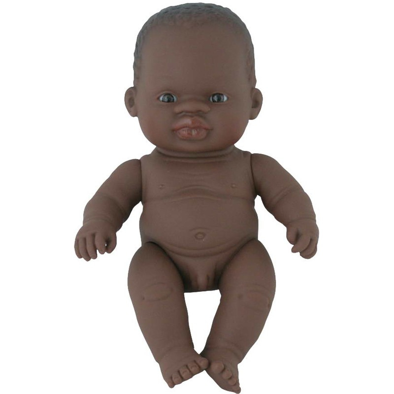 Papusa vinil 21 cm Baiat african Miniland [1]