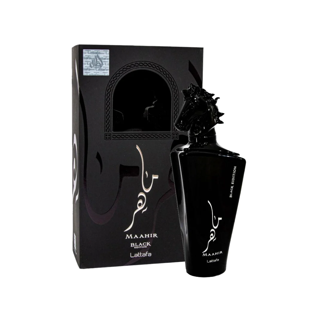 Parfum arabesc Maahir Black Edition, apa de parfum 100 ml, barbati, Lattafa [2]