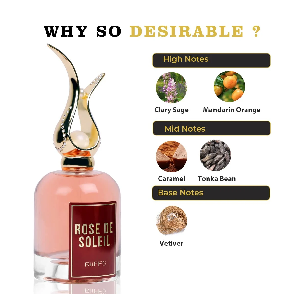 Parfum Rose De Soleil, RiFFS, 100ml, femei-inspirat din Scandal For Her by Jean Paul Gaultier [2]