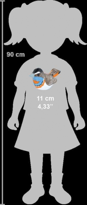 Pasare cu sunet Privighetoare Gusa Vanata - BLUETHROAT [6]