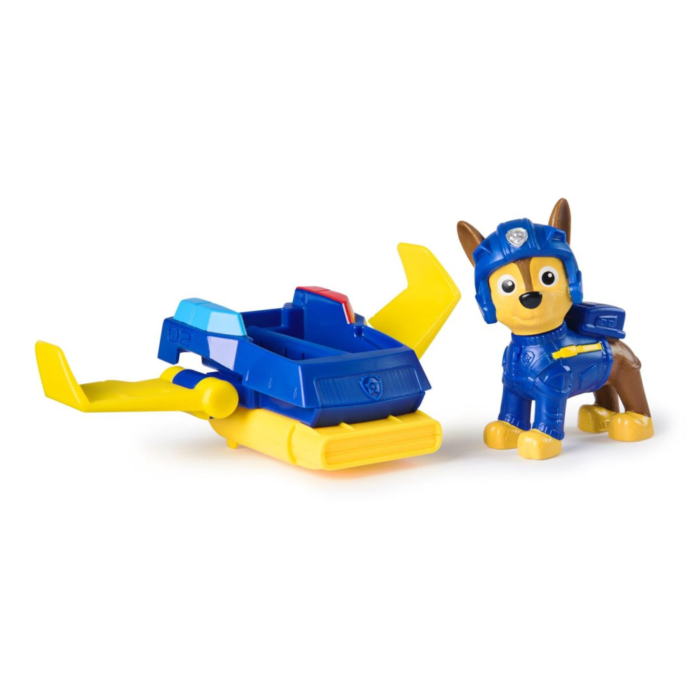 Patrula catelusilor action pups set vehicul de salvare hoverboard si figurina chase  [2]