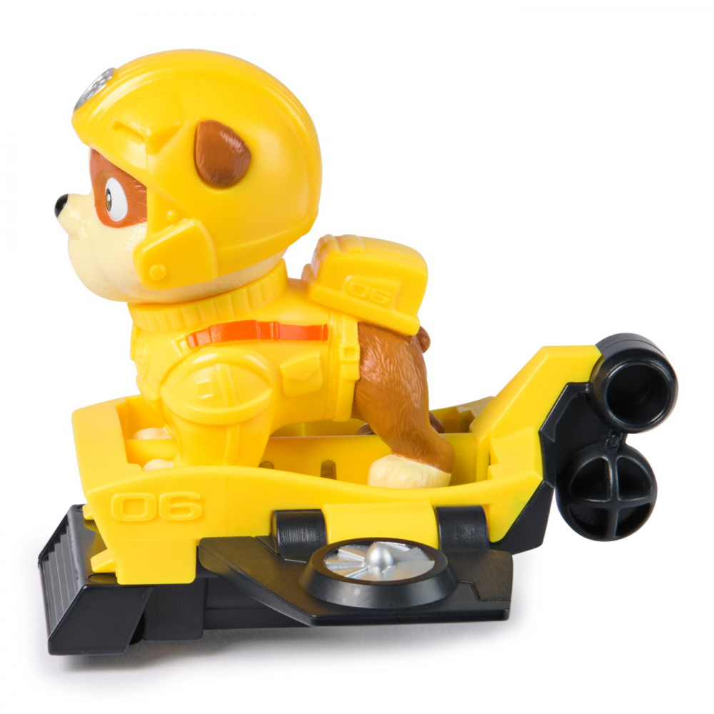 Patrula catelusilor action pups set vehicul de salvare hoverboard si figurina rubble 5 cm, varsta de la 3 ani la 8 ani [8]