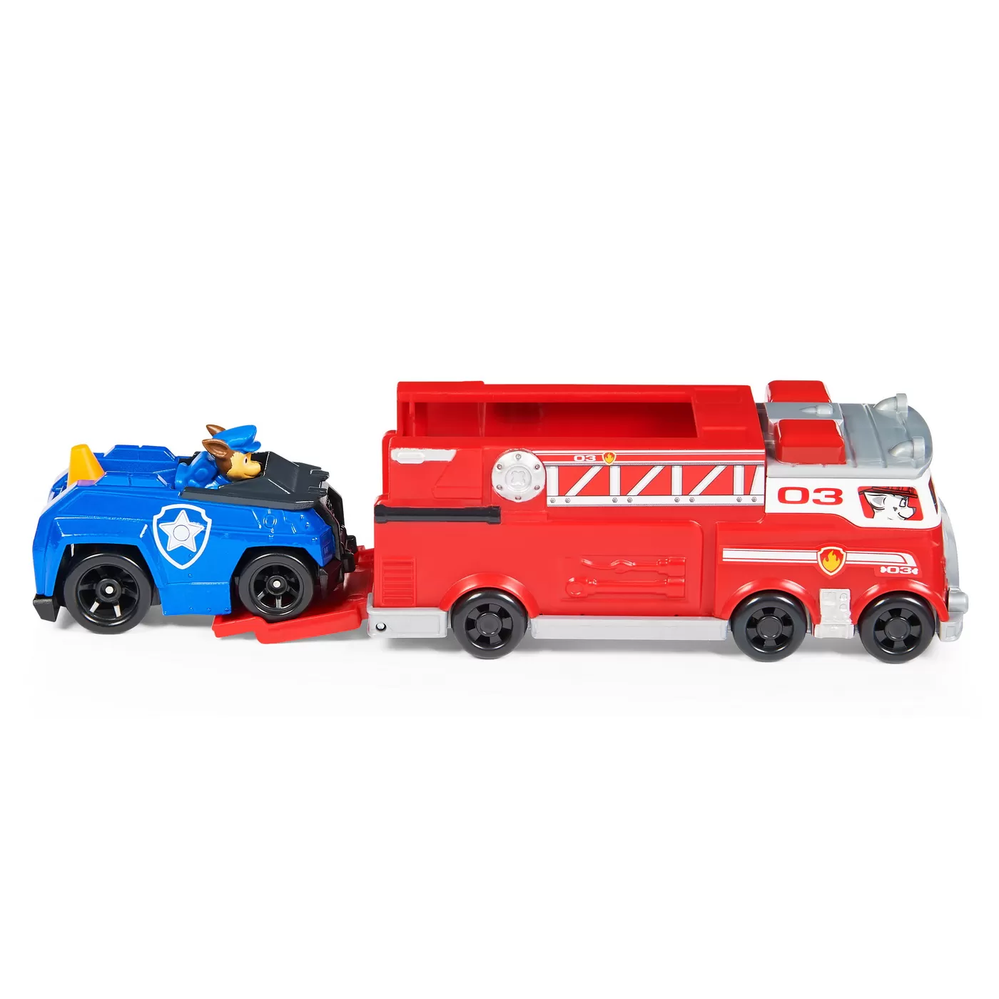 Patrula catelusilor camion de pompieri cu figurina metalica [5]