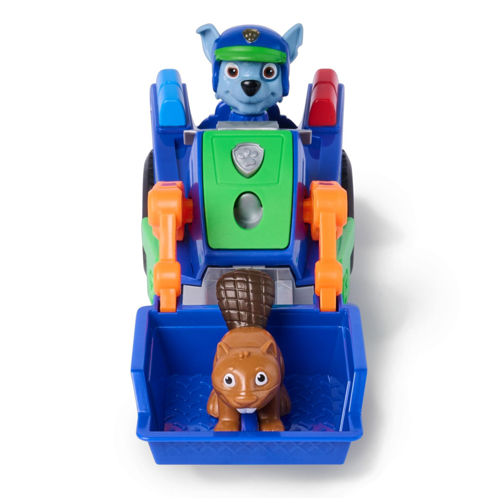 Patrula catelusilor cautare si salvare set figurina rocky si vehicul de reciclare [3]