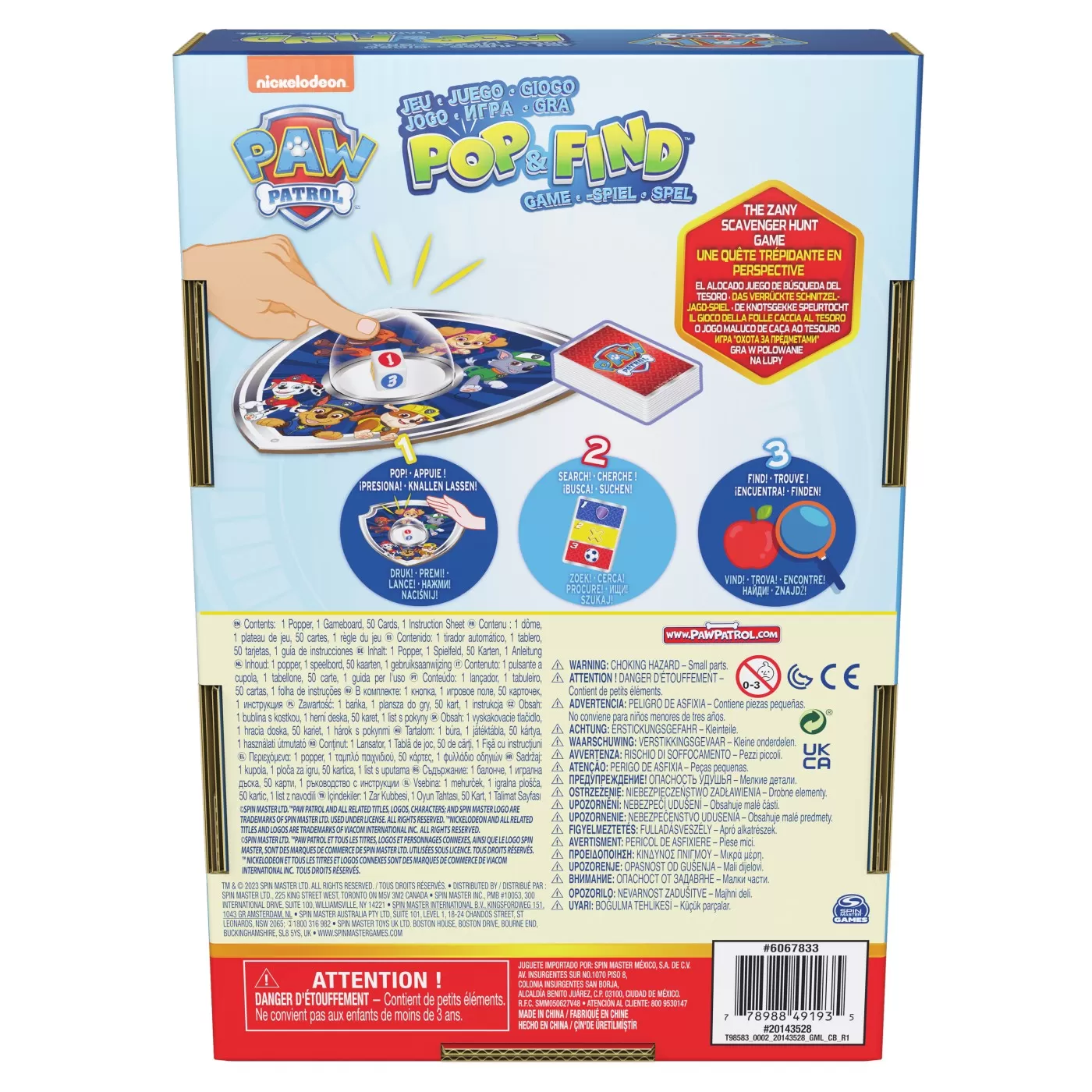 Joc interactiv, Pop and Find, Patrula Catelusilor [4]